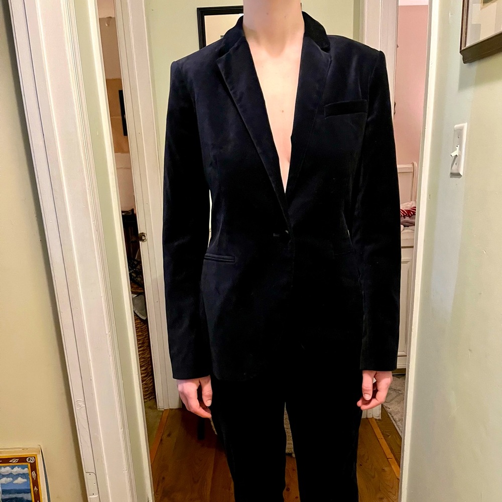 Ralph Lauren velvet pantsuit. Size 8.